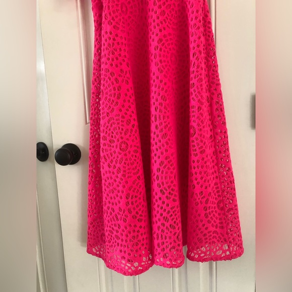 Lilly Pulitzer Callisto Lace Pink Dress - Size 0 - Picture 2 of 8